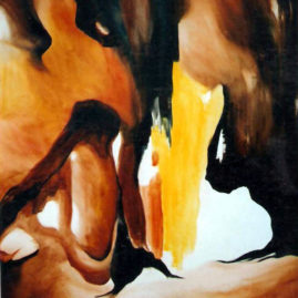 Abstract painting by rakesh sen