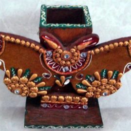Pen stand butterfly, handicraft renu jindal