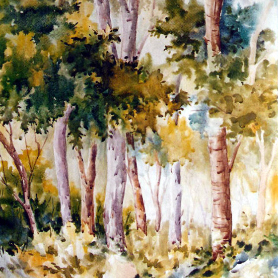 Jungle of water color