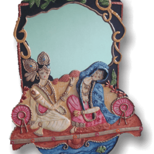 Lord, Krishna, Radha, Krishna and Mirror, Renu Jindal