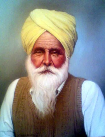 Portrait of an old Sikh