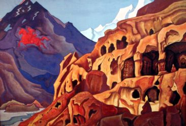 engraved mountains, Nicholas Roerich