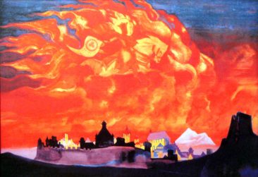 cloud of fire, Nicholas Roerich